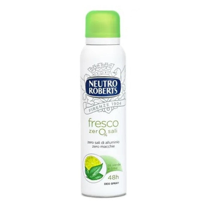 NEUTRO ROBERTS FRESCO GREEN TEA LIME DEODORANT SPRAY 48H 150 ML