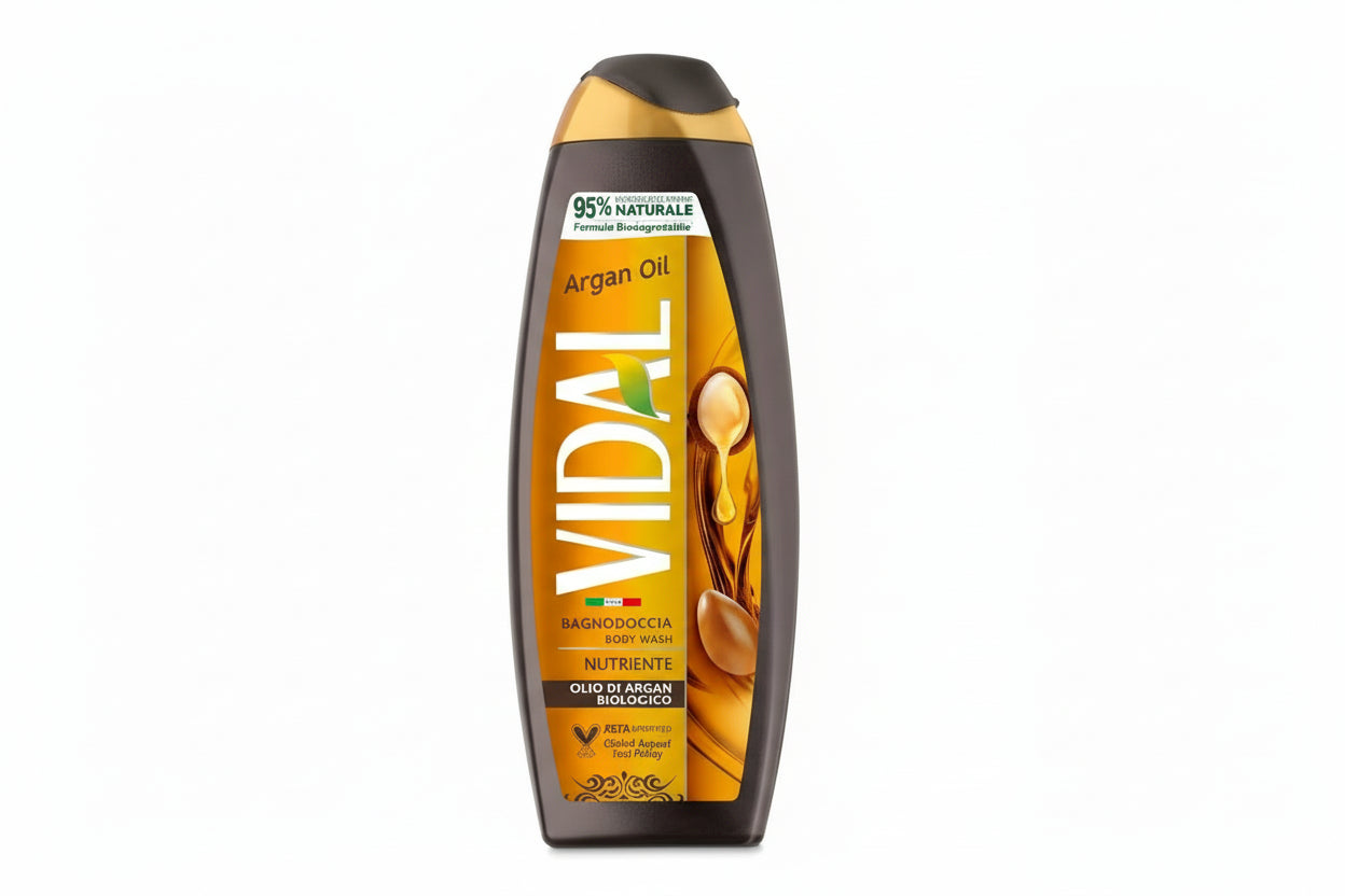 VIDAL BODY WASH ARGAN OIL 500 ML
