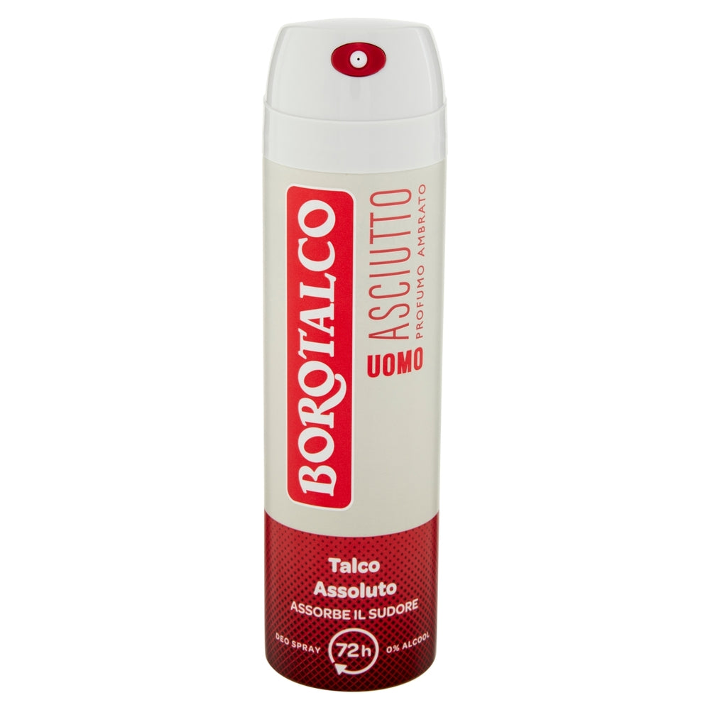 BOROTALCO DEO SPRAY UOMO ASCIUTTO AMBER PERFUME 150 ML