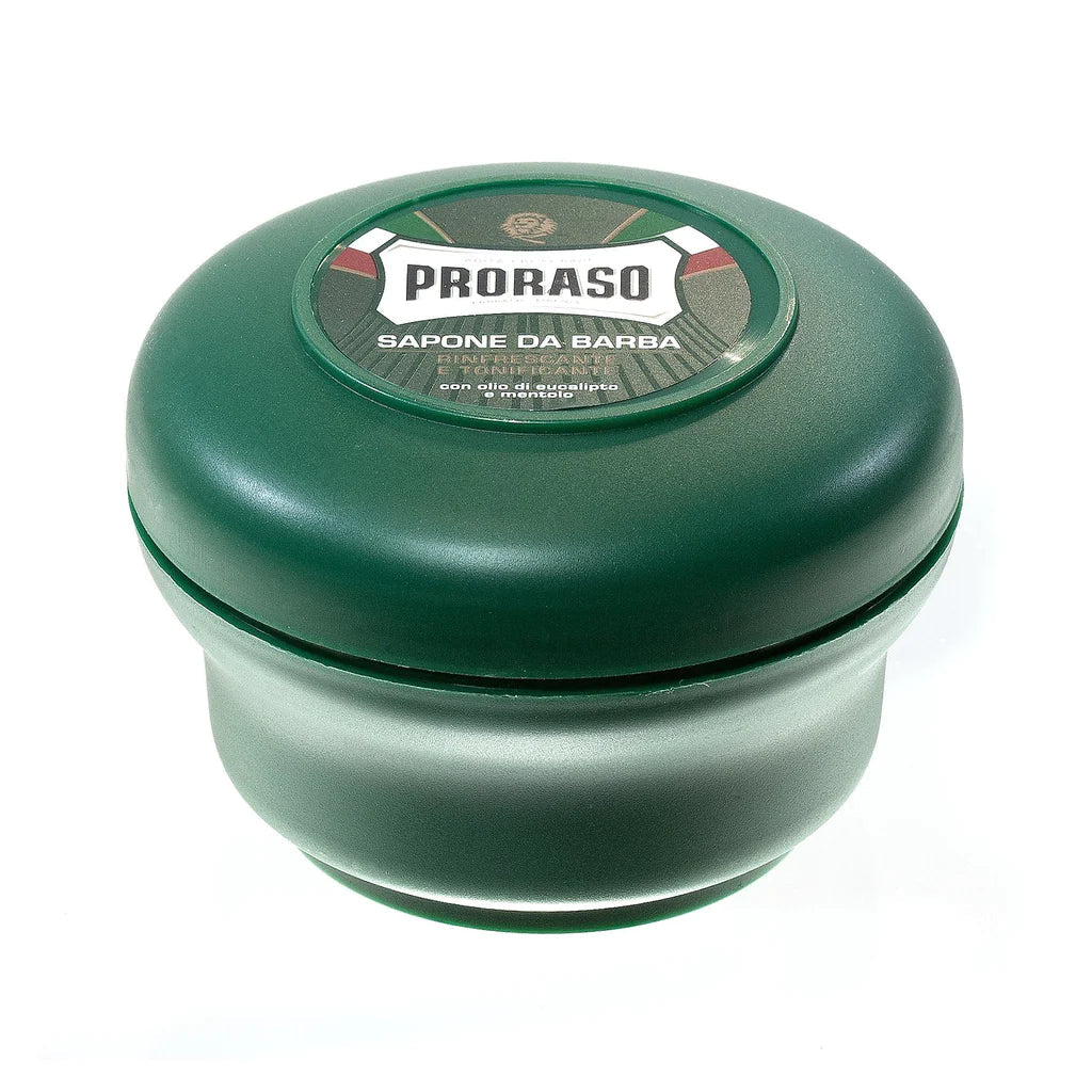 PRORASO SHAVING SOAP IN BOWL, EUCALYPTUS & MENTHOL 150ml