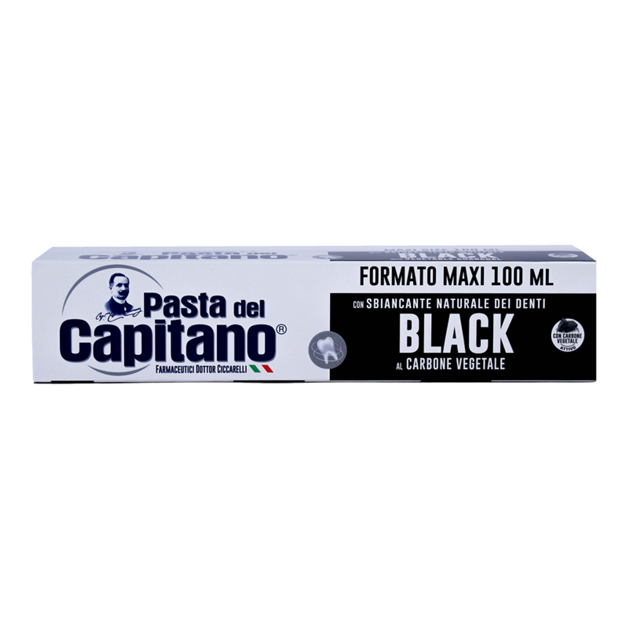 PASTA DEL CAPITANO BLACK WITH VEGETABLE CHARCOAL 100 ML