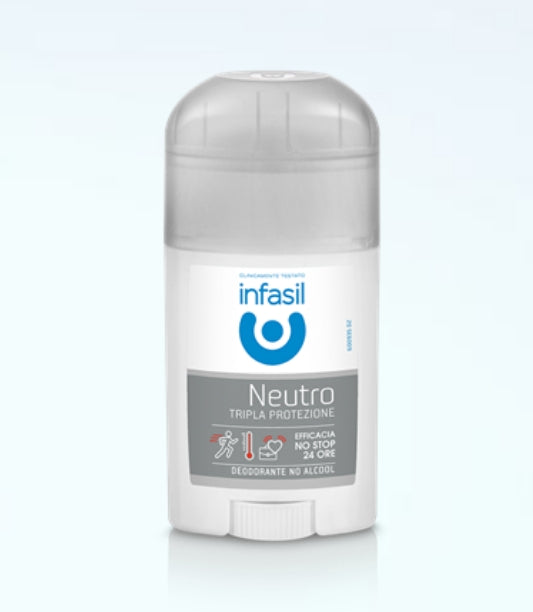 INFASIL DEO STICK NEUTRO TRIPLA PROTEZIONE 40 ML