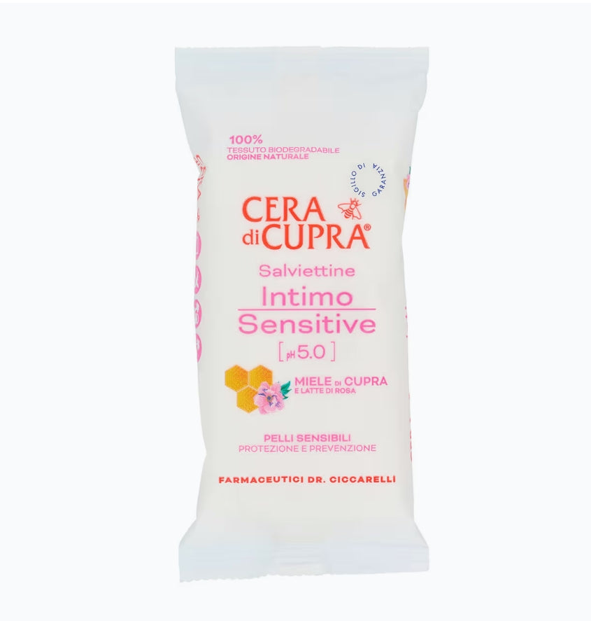 CERA DI CUPRA INTIMATE WIPES SENSITIVE pH 5.0