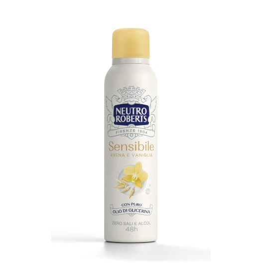 NEUTRO ROBERTS SENSIBILE AVENA AND VANILLA DEO SPRAY 48H 150 ML