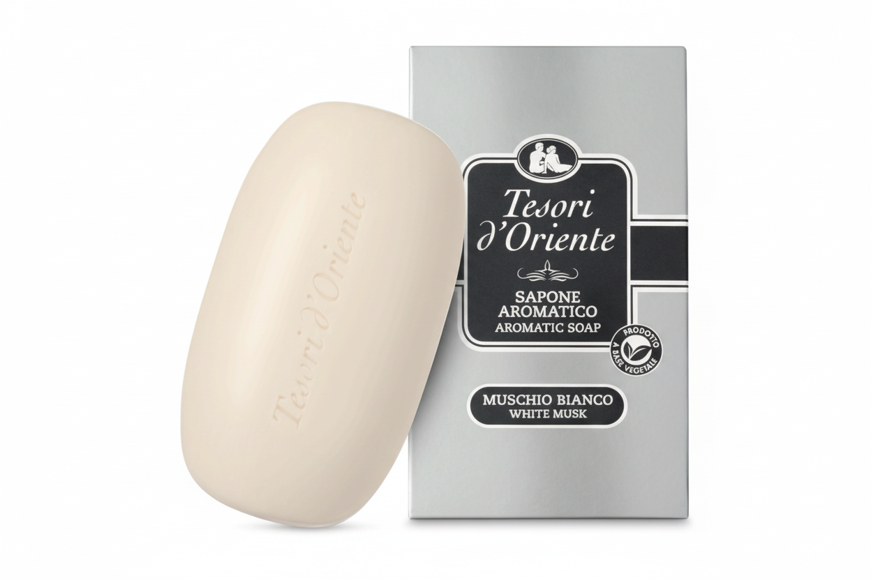 TESORI D'ORIENTE BAR SOAP WHITE MUSK 150GR