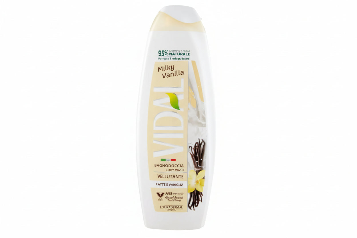 VIDAL BODY WASH MILKY VANILLA 500 ML