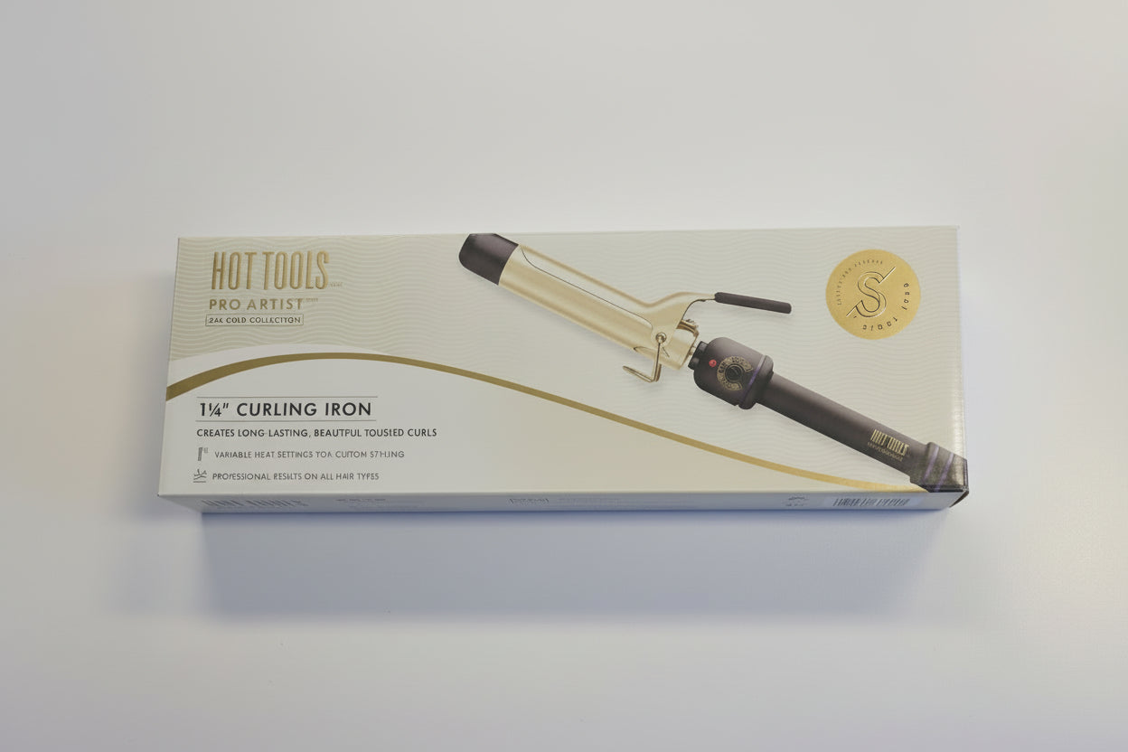 HOT TOOLS 1 1/4" CURLING IRON (32 MM)