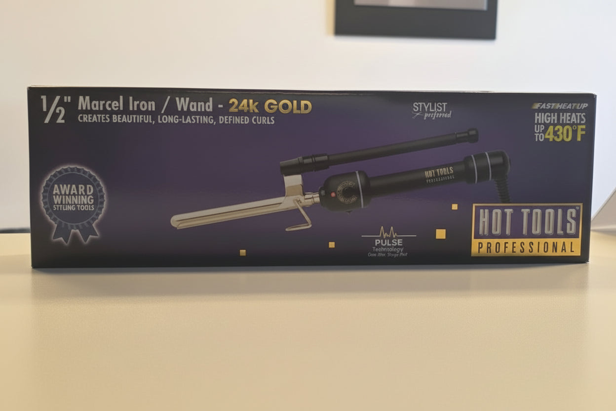 HOT TOOLS 1/2" MARCEL CURLING IRON (13 MM)