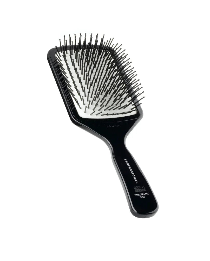 ACCA KAPPA PRO BRUSH - PROFESSIONAL HAIR BRUSH, BLACK PADDLE  6960