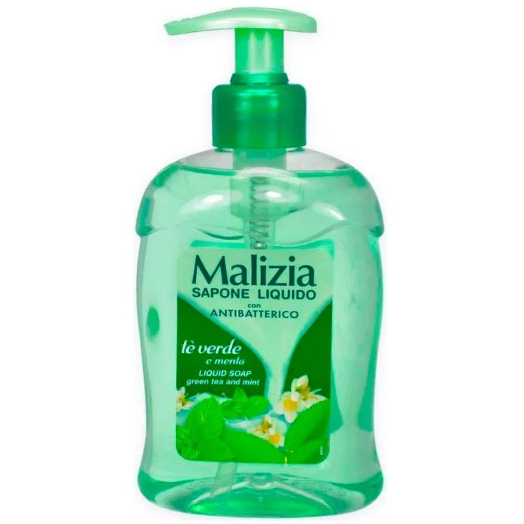 MALIZIA LIQUID SOAP GREEN TEA AND MINT 300 ML