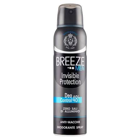 BREEZE MEN DEO SPRAY INVISIBLE PROTECTION 150 ML