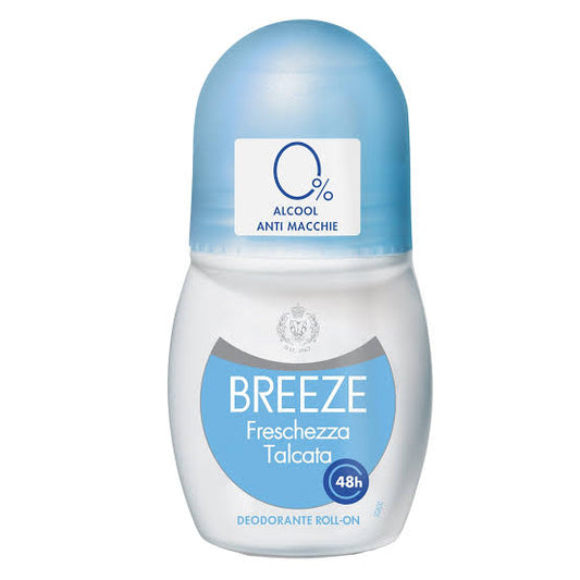 BREEZE DEO ROLL ON FRESCHEZZA TALCATA 50 ML