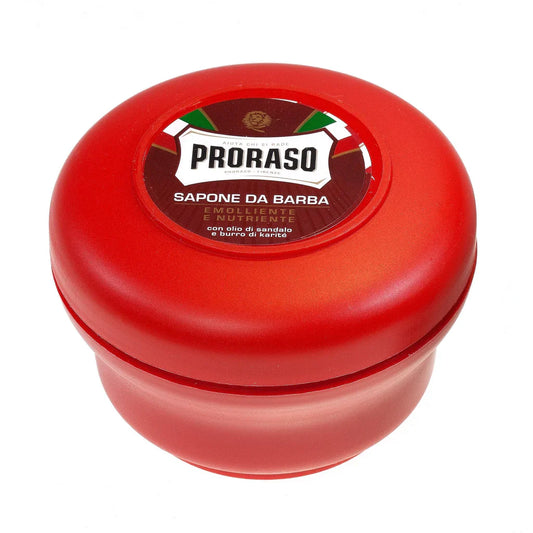 PRORASO SHAVING SOAP IN BOWL FOR COARSE BEARD (SANDALWOOD & SHEA BUTTER)150ml