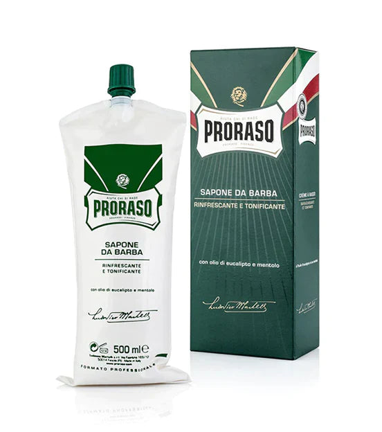 PRORASO EUCALYPTUS AND MENTHOL SHAVING CREAM, 500ml