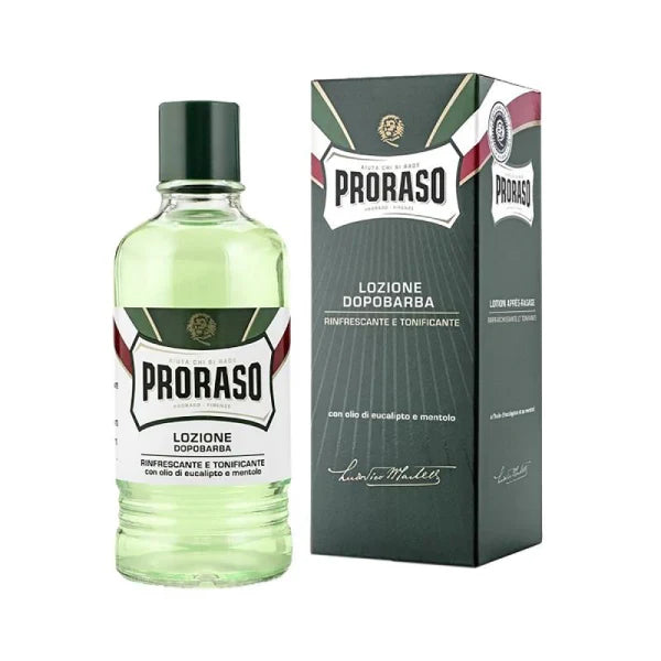 PRORASO EUCALYPTUS AND MENTHOL AFTERSHAVE LOTION 400ml