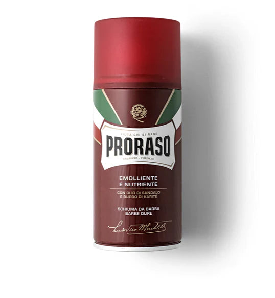 PRORASO SHAVING FOAM SANDALWOOD & SHEA BUTTER 400ml