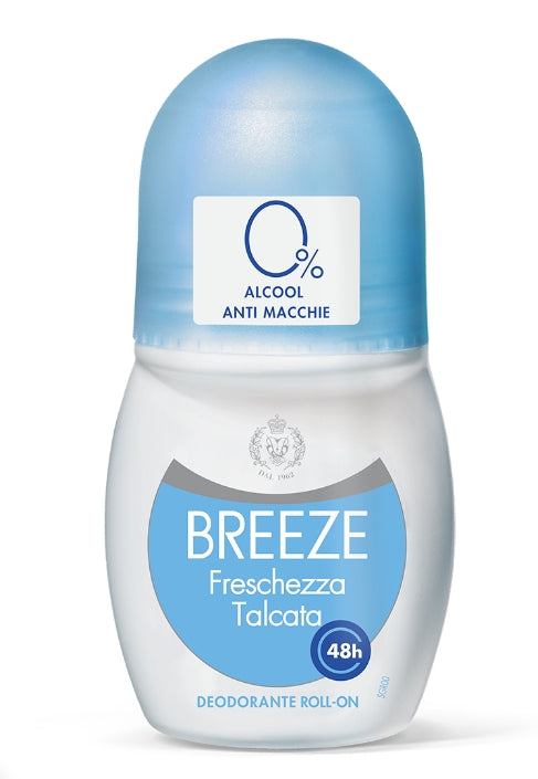 BREEZE DEO ROLL ON FRESCHEZZA TALCATA 50 ML