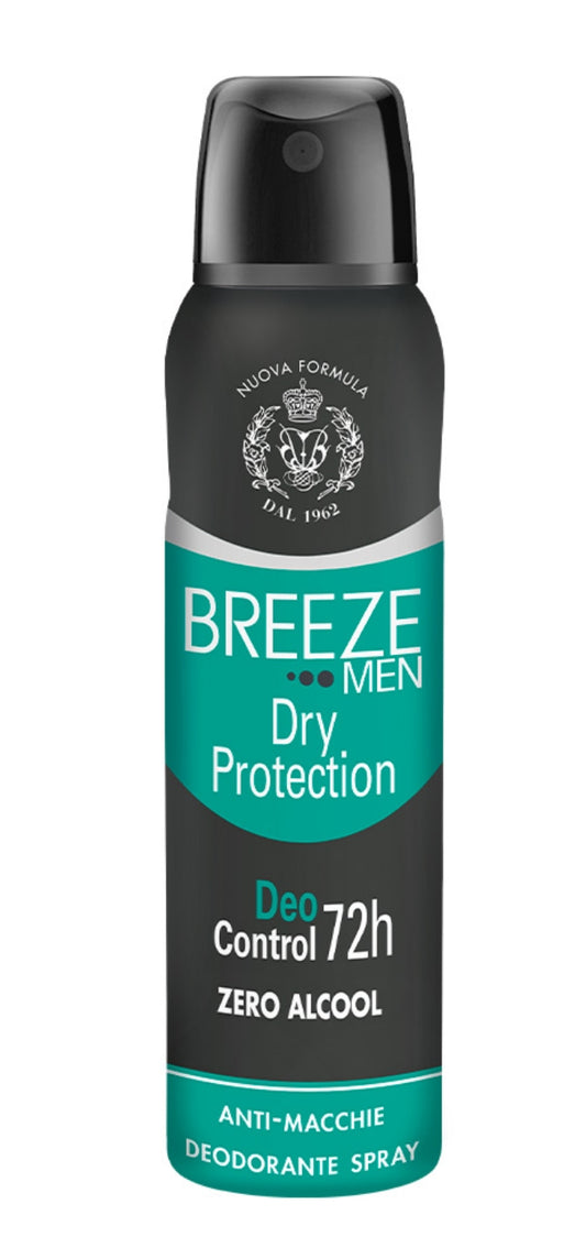 BREEZE MEN DEO SPRAY DRY PROTECTION 150 ML
