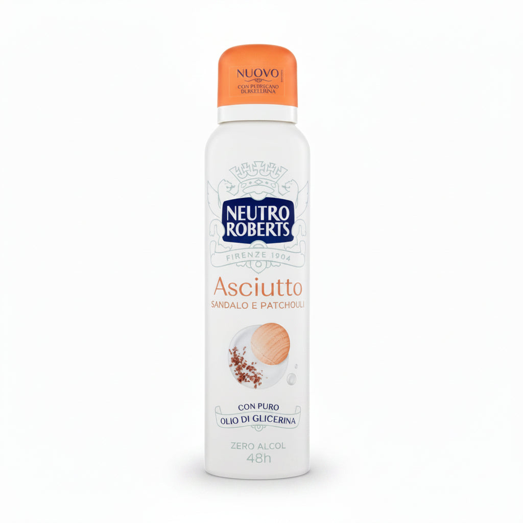 NEUTRO ROBERTS ASCIUTTO SANDALO E PATCHOULI DEO SPRAY 150 ML