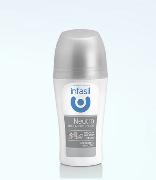 INFASIL DEO ROLL-ON NEUTRO TRIPLA PROTEZIONE 50 ML