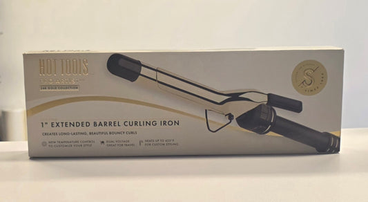 HOT TOOLS    1" EXTENDED BARREL CURLING IRON (25 MM)