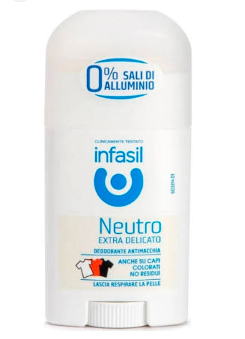 INFASIL DEO STICK  NEUTRO ULTRA DELICATO 40ML