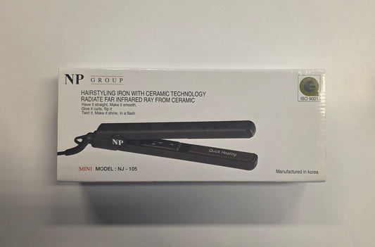 NP MINI CERAMIC FLAT IRON - 1/2" | EIRF105  (15MM)