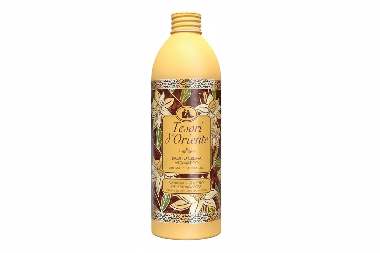 TESORI D'ORIENTE VANILLA & GINGER AROMATIC BATH CREAM 500 ML