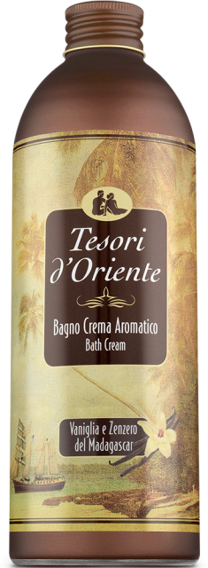 TESORI D'ORIENTE VANILLA & GINGER AROMATIC BATH CREAM 500 ML